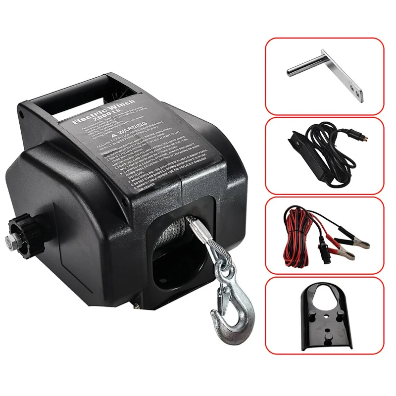 Protable Electric Boat Winch 12V