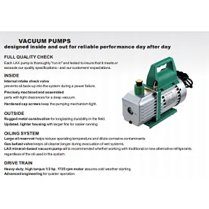 VACUUM PUMPS (1.5-12CFM) SINGLE STAGE