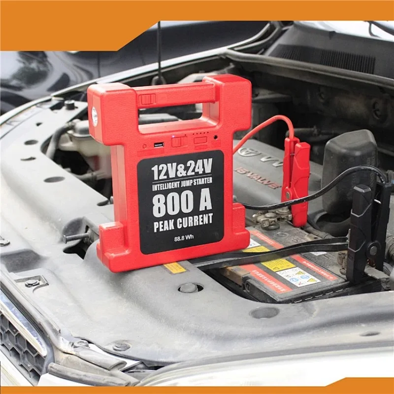 12V&24V LITHIUM QUICK JUMP STARTER EMERGENCY TORCH 24000mAh