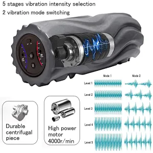 Rodillo de masaje / foam roller electrónico vibrante