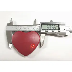 Heart-shaped vibration module - color and LOGO can be customized