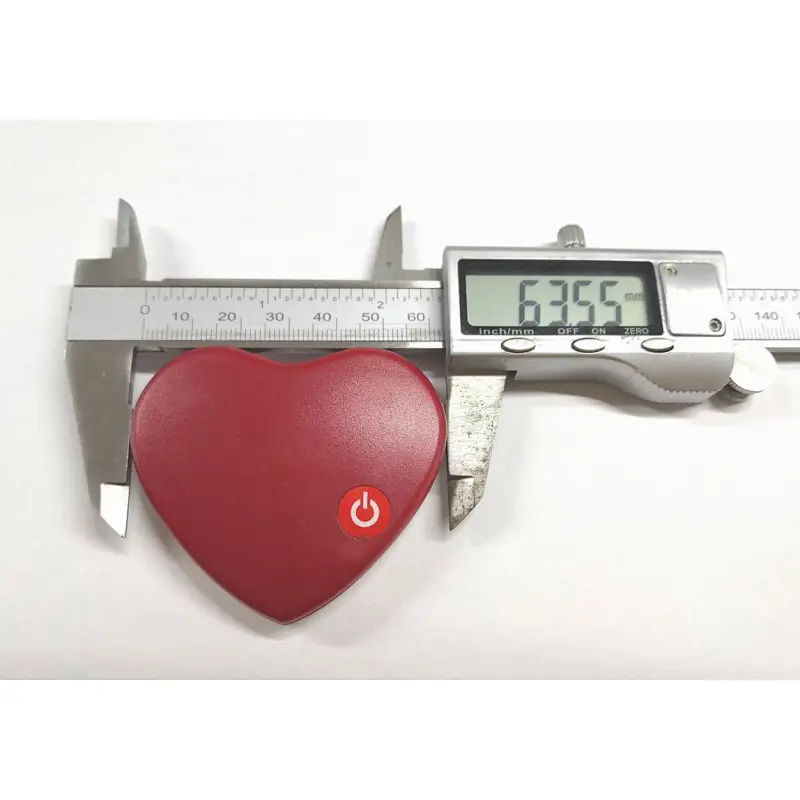 Heart-shaped vibration module - color and LOGO can be customized