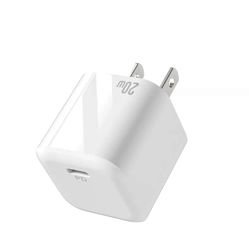 MINI 20W Tipo C PD Cargador de teléfono portátil de pared de carga rápida Adaptador Cargadores USB C rápidos
