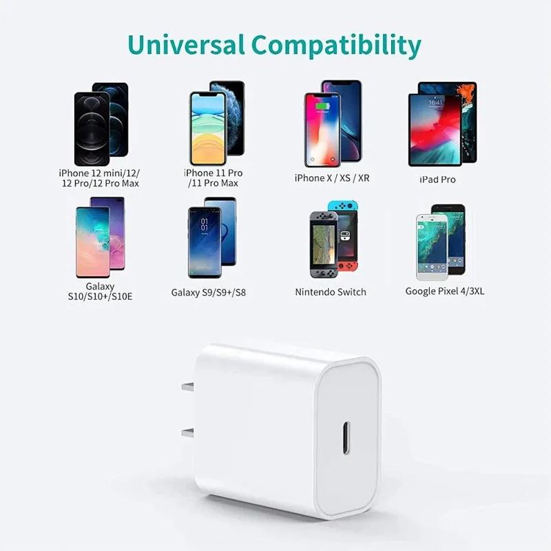 20w 18w Pd Usb C Fast Charger Type C Qc 3.0 Quick Charging Phone Charger