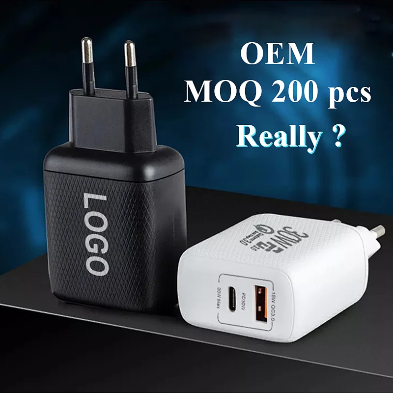 Smart 30W Plug PD Phone Charger Fast Charging Power Adapter