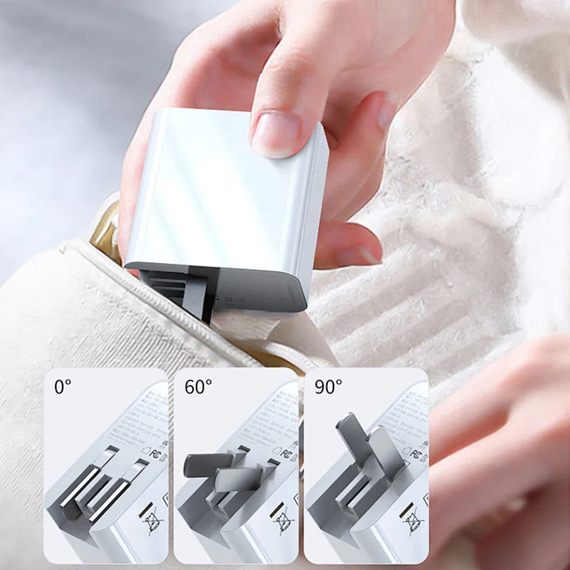 Us EU UK GaN Wall Plug Mini Mobile Phone GaN Mi Laptop Charger 65W Pd 65 USB C USB Ports I Phone Charger