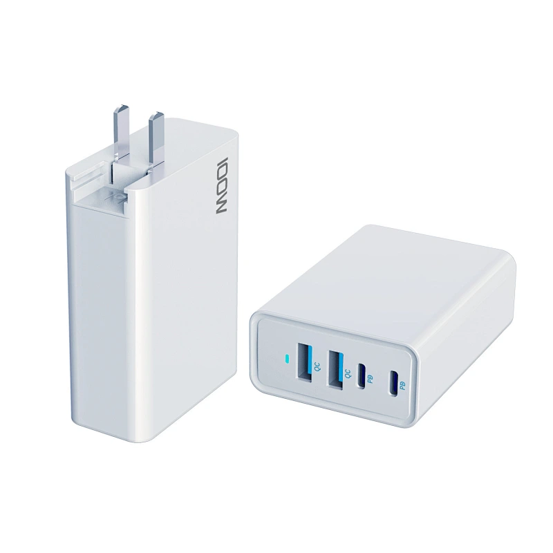 Cargador de nitruro de galio de 100 W, cabezal de carga para ordenador portátil Gan, adaptador de corriente de carga rápida para teléfono móvil