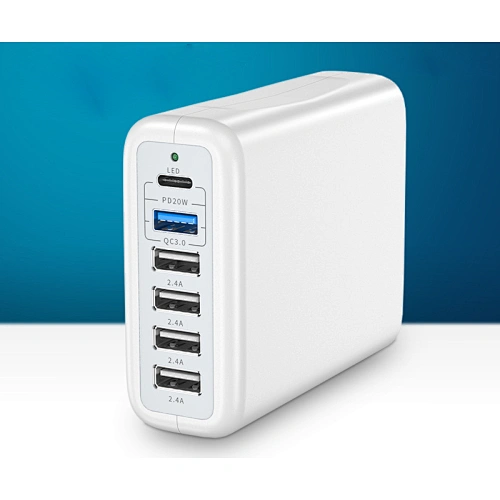 PD 6 port charger 100W smartphone notebook 5V9V12V charging 75WPD charging manufacturer