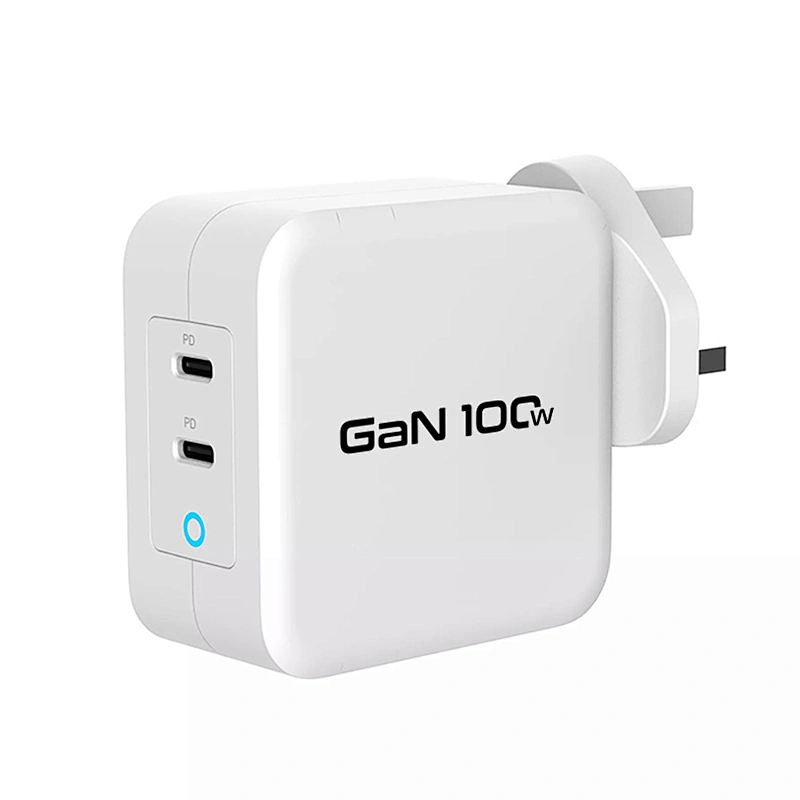 Adaptador de viaje para portátil de 100 W PD 2 Tipo C Cargador rápido