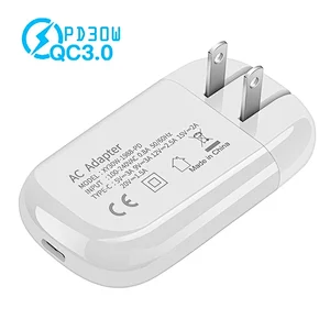 pd charger 30w ultra-thin power adapter for iPhone 12 pro 3c certified fast charger