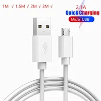 1M 1.5M 2M 3M Micro USB Cable Fast Charging Data Sync USB Charger Cable Cord Tablets Mobile Phone Cables