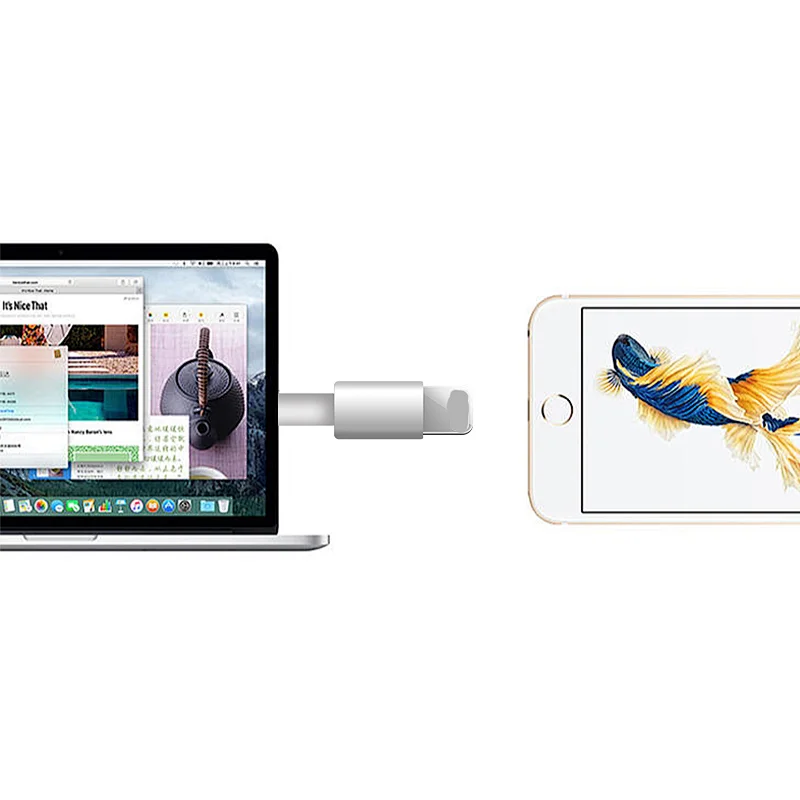 Teléfono móvil 2.1A Cable cargador Cable de datos USB de carga rápida para Apple Iphone iPad iPod AirPods