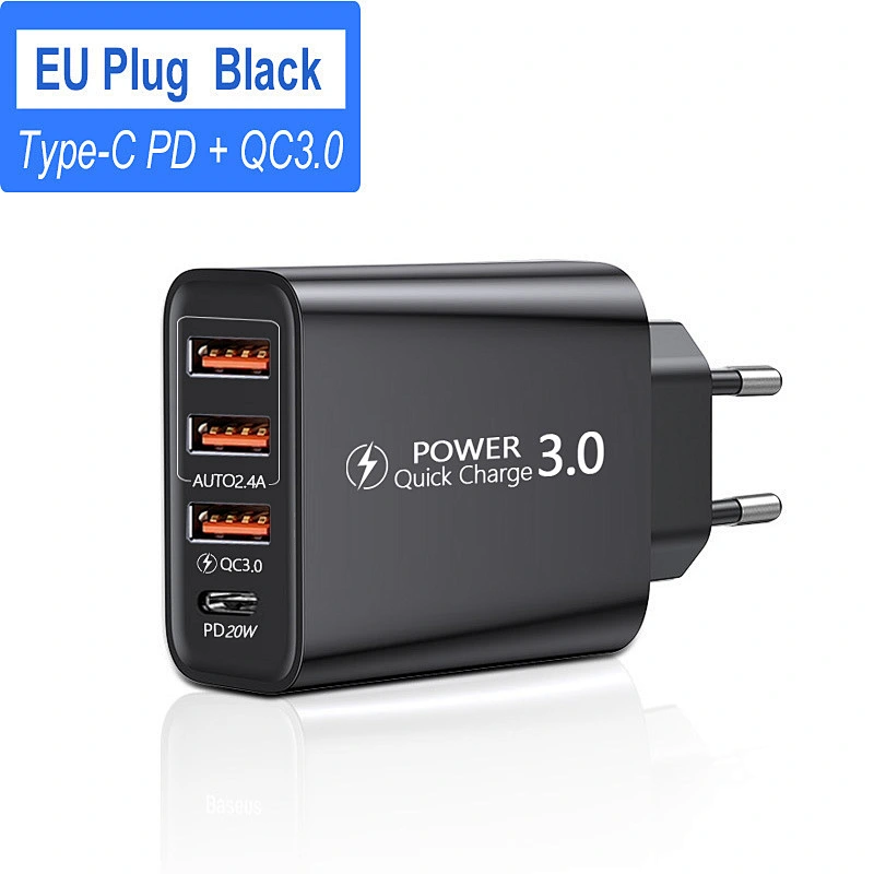 PD 30W USB Type C Charger Quick Charge 3.0 Mobile Phone Charger for iPhone Samsung Xiaomi Fast Wall Chargers usb c power adapter