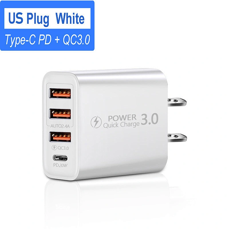 PD 30W USB Type C Charger Quick Charge 3.0 Mobile Phone Charger for iPhone Samsung Xiaomi Fast Wall Chargers usb c power adapter