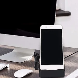 USB2.0 Type-C Phone Charger Fast Charging Dock Station Desktop Docking Charger Cradle Stand Support Data Sync