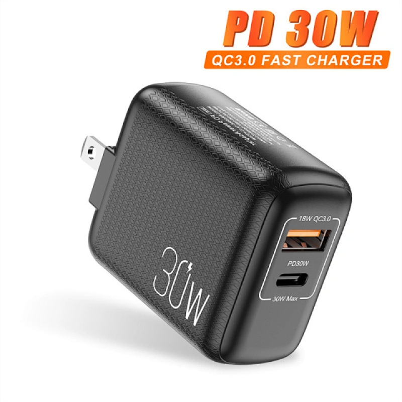 Quick Charge 3.0 QC PD 30W Cargador PD3.0 QC3.0 USB Tipo C Cargador rápido Teléfono PD Cargadores