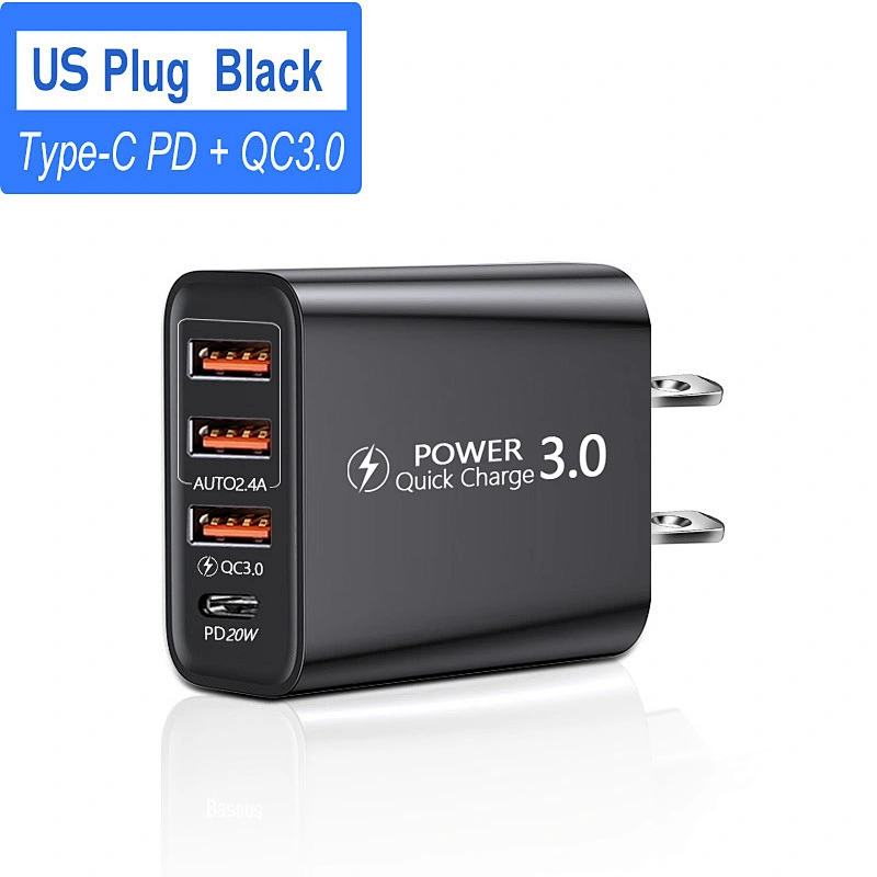PD 30W USB Type C Charger Quick Charge 3.0 Mobile Phone Charger for iPhone Samsung Xiaomi Fast Wall Chargers usb c power adapter