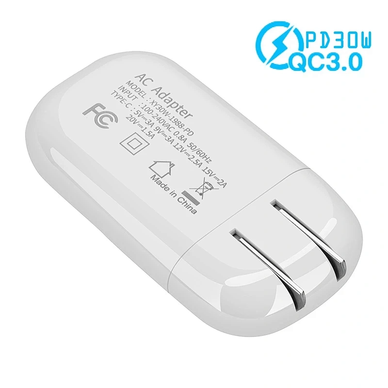 pd cargador 30w adaptador de corriente ultrafino para iPhone 12 pro 3c cargador rápido certificado