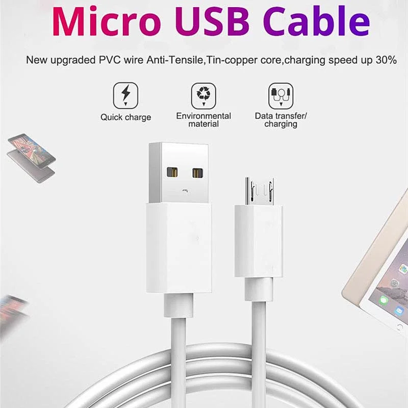 USB Charger For Samsung Galaxy S6 S7 Edge J4 J6 plus J3 J5 J7 Note 4 5 A3 A5 A7 2016 A750 Wall Adapter Charge Micro USB Cable