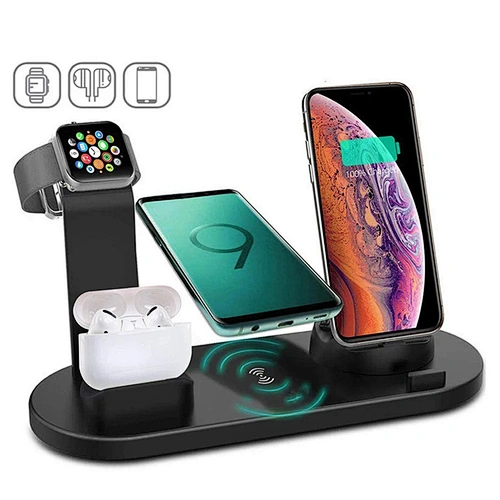 4 in 1 Wireless Fast Charger Power Supply/Phone Accessories/USB/Charger Smartwatch Charging Station Multi Charging Stand for Acc