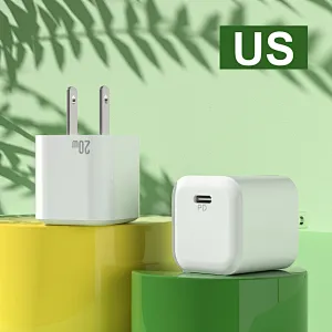 MINI 20W Type C PD Fast Charging Wall Portable Phone Charger Adapter Quick USB C Chargers