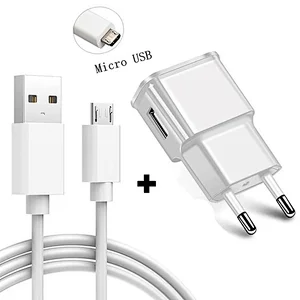 USB Charger For Samsung Galaxy S6 S7 Edge J4 J6 plus J3 J5 J7 Note 4 5 A3 A5 A7 2016 A750 Wall Adapter Charge Micro USB Cable