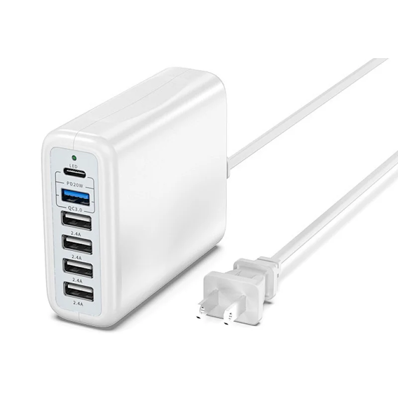 PD 6 port charger 100W smartphone notebook 5V9V12V charging 75WPD charging manufacturer