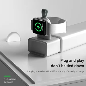 Cordless Mini USB Smart Watch Magnetic Charger Portable Wireless Charging Dock Stand for Apple iWatch Apple Watch Series