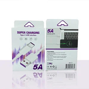 USB Type C Cable 5A Quick Charger Cable USB-C 2M Fast Charging Mobile Phone Data Cable for mobile accessories