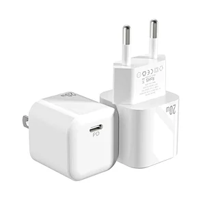 MINI 20W Type C PD Fast Charging Wall Portable Phone Charger Adapter Quick USB C Chargers