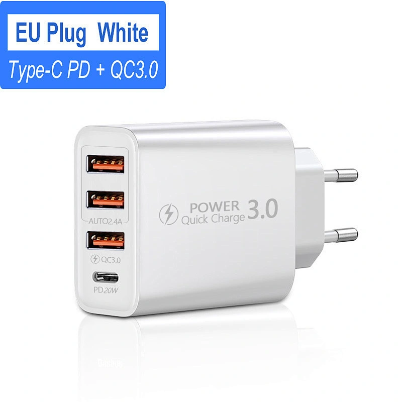 PD 30W USB Type C Charger Quick Charge 3.0 Mobile Phone Charger for iPhone Samsung Xiaomi Fast Wall Chargers usb c power adapter