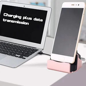 USB2.0 Type-C Phone Charger Fast Charging Dock Station Desktop Docking Charger Cradle Stand Support Data Sync