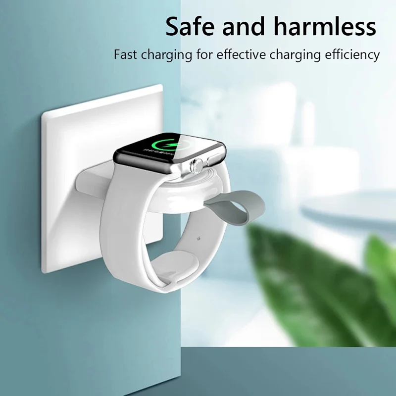 Cordless Mini USB Smart Watch Magnetic Charger Portable Wireless Charging Dock Stand for Apple iWatch Apple Watch Series