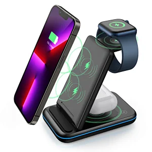Qi 15w Fast wireless Phone Charge Stand Holder