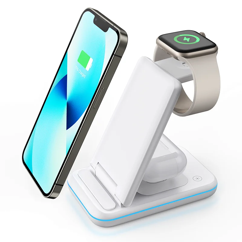Qi 15w Fast wireless Phone Charge Stand Holder