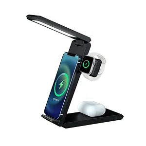4 in 1 Foldable led 15W fast wireless charger stand