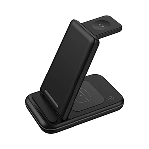 Qi 15w Fast wireless Phone Charge Stand Holder (en inglés)