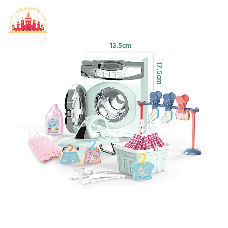 New arrival simulation pretend play plastic mini roller washing machine suit toys SL10D146