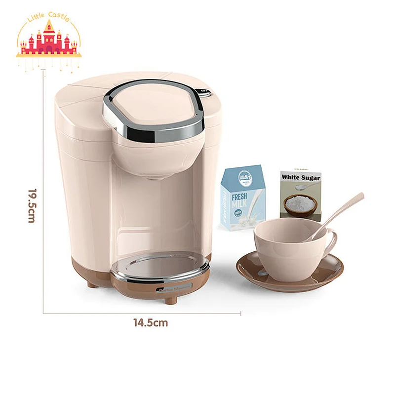 Realistic Coffee Maker Toy with Lighting and Sound Effects Pretend Play Food Set For Kids SL10D168