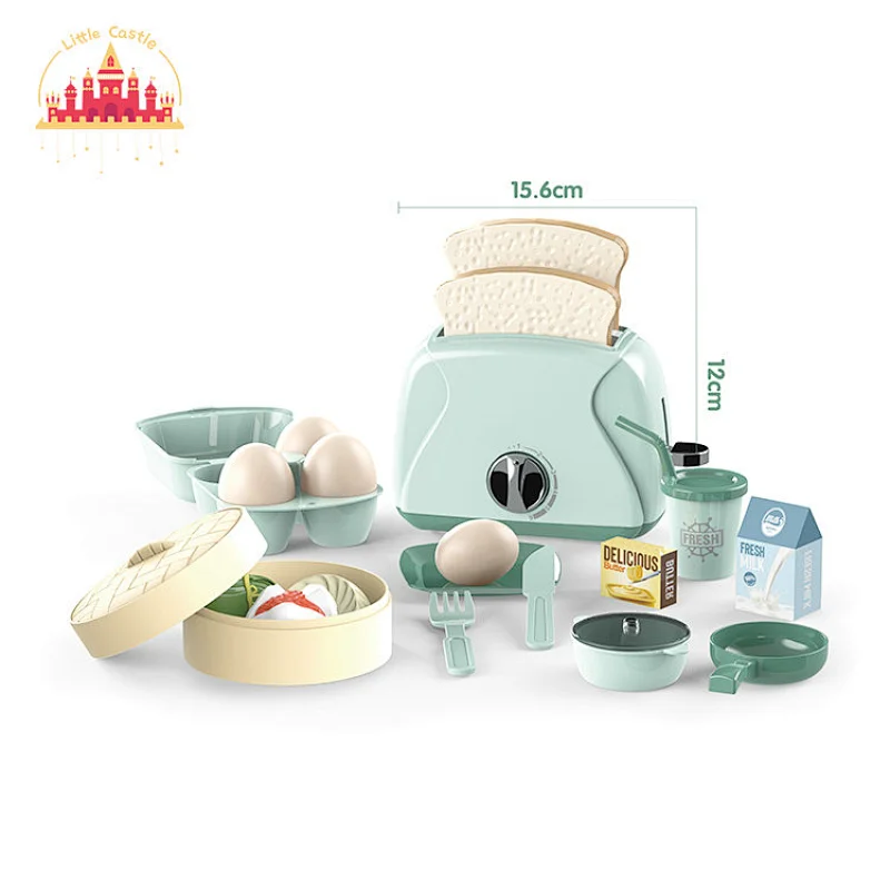 High Quality Durable Mini Plastic Home Play Set Simulation Kitchen Toaster Toy for Kids SL10D148