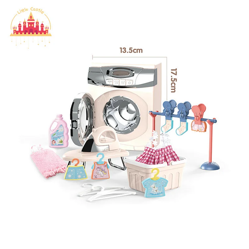 New arrival simulation pretend play plastic mini roller washing machine suit toys SL10D146