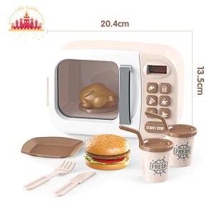 Cooking games pretend play home appliances microwave oven set toy for children SL10D158