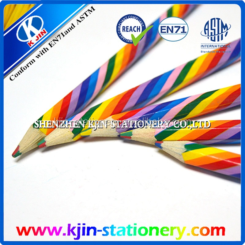 wooden pencil/rainbow pencil/wooden pencil making machine from China