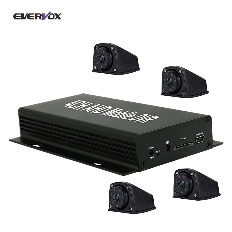 Wholesale rearview dvr monitor quad 4 channels