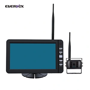 Security reversing system 360 degree bird view car camera system wireless camera 2.4 GHz car monitor