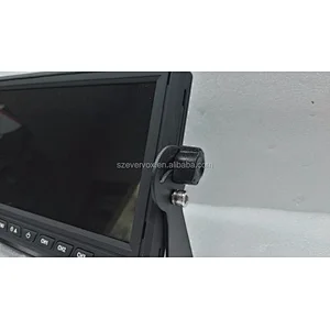 High definition quad 4 channels input 7 inch lcd split display screen car monitor