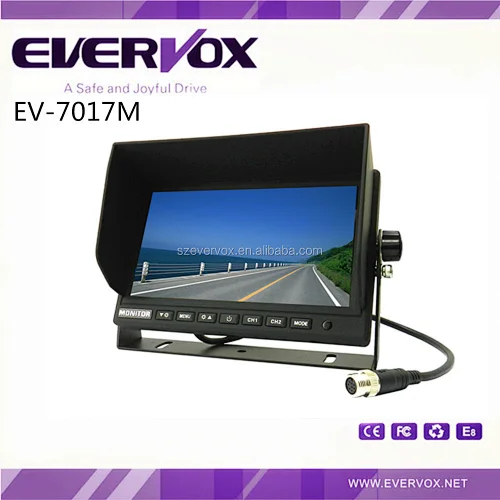Bus Tractor Van Trailer 7 Inch TFT HD Stand Alone Car Lcd Monitor