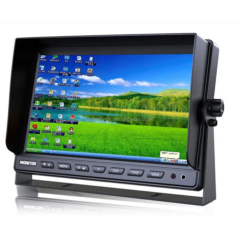 Wholesales 7 inch Car rearview Monitor with SD USB Bluetooth Car Parking Assist Monitor