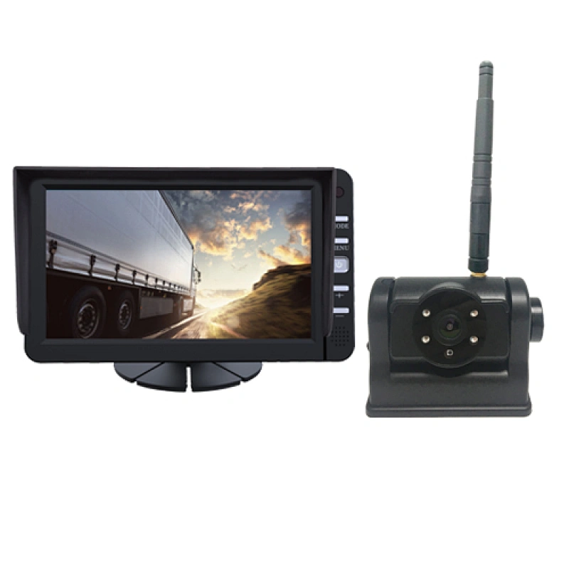 7 英寸 IPS TFT 液晶顯示器 2.4G 數字無線攝像頭後視系統帶磁鐵
