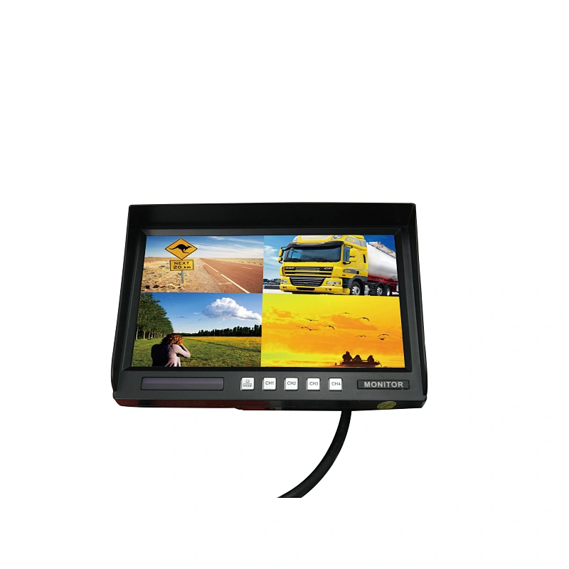 7' Car Monitor with 4 Ways Video input